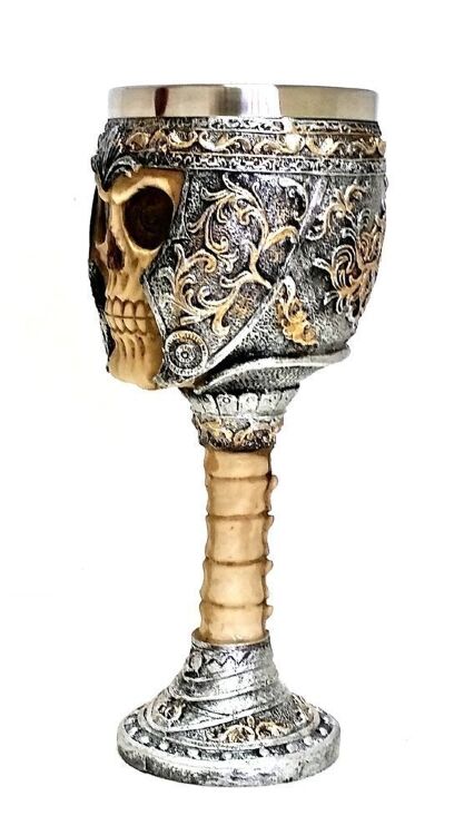 Кубок Game of Thrones Wine Goblet - Skeletal Skull Armor