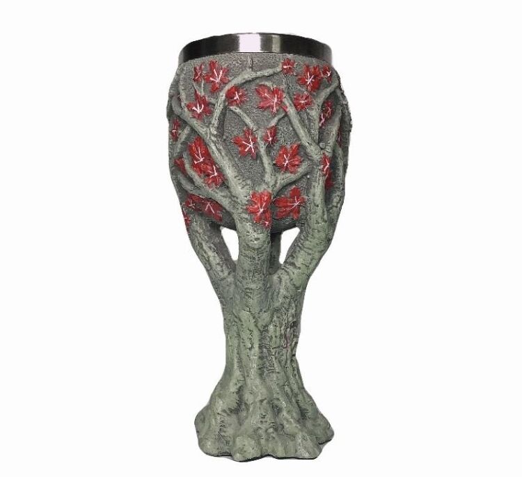 Кубок Game of Thrones Wine Goblet - Weirwood Face Чар древо