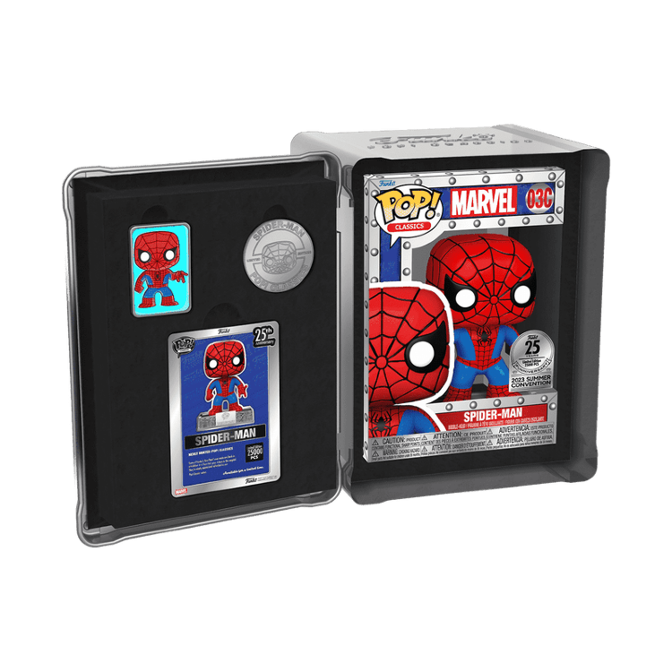 Набір Funko Marvel SpiderMan 25th Anniversary Людина павук фанко Limited Edition метал.бокс