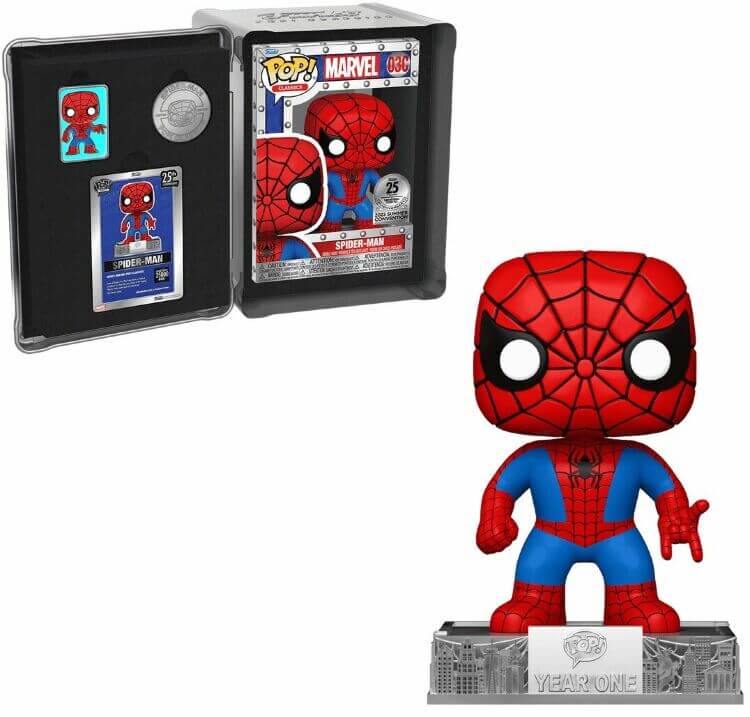 Набор Funko Marvel SpiderMan 25th Anniversary Человек паук фанко Limited Edition метал.бокс