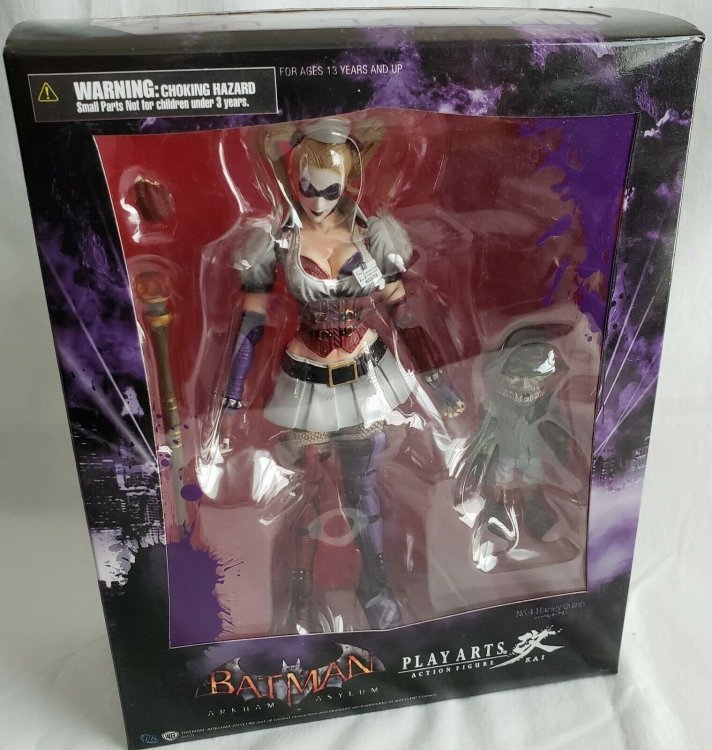 Фигурка DC Batman Arkham Asylum Harley Quinn Play Arts Kai Action Figure Фигурка DC Batman Arkham Asylum Harley Quinn Play Arts Kai Action Figure