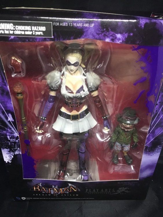 Фигурка DC Batman Arkham Asylum Harley Quinn Play Arts Kai Action Figure Фигурка DC Batman Arkham Asylum Harley Quinn Play Arts Kai Action Figure