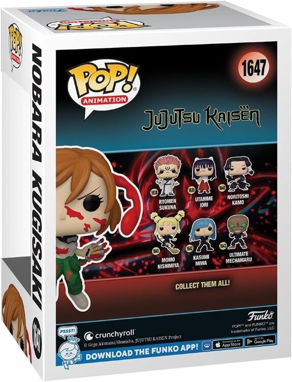 Фігурка Funko Jujutsu Kaisen: Nobara Kugisaki фанко Нобара Кугісакі Магічна битва (Amazon Exclusive) 1647 Фігурка Funko Jujutsu Kaisen: Nobara Kugisaki фанко Нобара Кугісакі Магічна битва (Amazon Exclusive) 1647