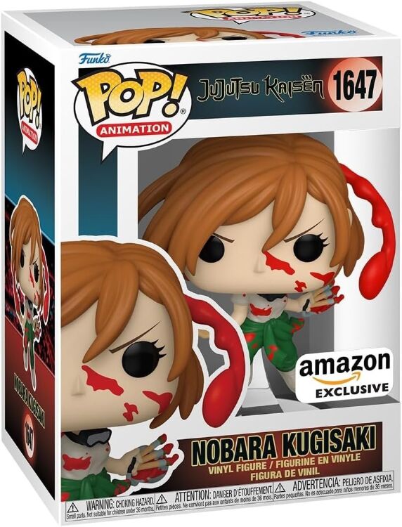 Фігурка Funko Jujutsu Kaisen: Nobara Kugisaki фанко Нобара Кугісакі Магічна битва (Amazon Exclusive) 1647 Фігурка Funko Jujutsu Kaisen: Nobara Kugisaki фанко Нобара Кугісакі Магічна битва (Amazon Exclusive) 1647