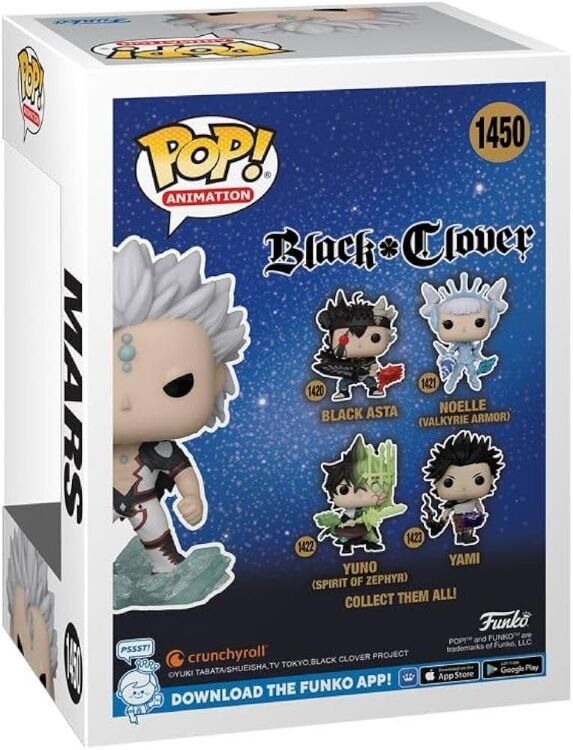 Фігурка Funko Black Clover Mars фанко Чорний Клевер Марс (GameStop Exclusive) 1450 Фігурка Funko Black Clover Mars фанко Чорний Клевер Марс (GameStop Exclusive) 1450