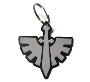 Брелок WarHammer Dark Angels Keychain ABS пластик Вархаммер Темні Ангели 6 см.