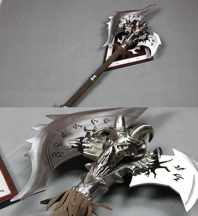 World of Warcraft Shadowmourne Axe 1: 1 Full Metal World of Warcraft Shadowmourne Axe 1: 1 Full Metal
