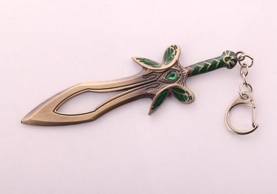 Брелок DOTA 2 Butterfly Sword Дота 2 меч метал колір бронза 6 см.  Брелок DOTA 2 Butterfly Sword Дота 2 меч метал колір бронза 6 см.