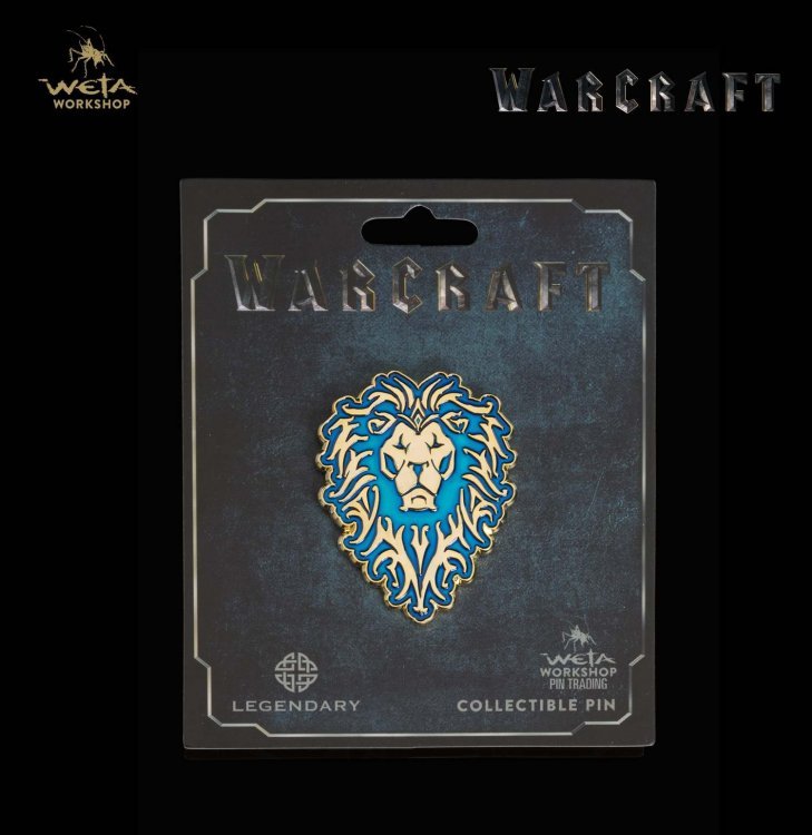 Значок Warcraft Alliance collectible Pin Alliance Icon Значок Warcraft Alliance collectible Pin Alliance Icon