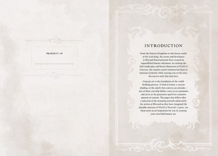 Альбом World of Warcraft: Legion Deluxe Hardcover Sketchbook Альбом World of Warcraft: Legion Deluxe Hardcover Sketchbook