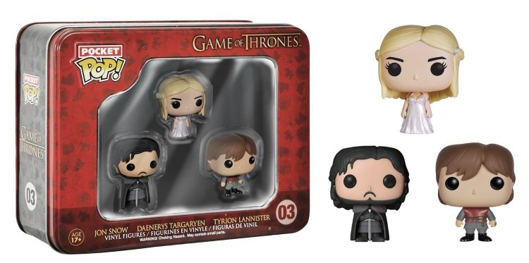 Набір фігурок Funko Pop! Game of Thrones - Mini Vinyl Figure Tin (3-Pack) Набір фігурок Funko Pop! Game of Thrones - Mini Vinyl Figure Tin (3-Pack)
