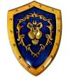 Табличка металлическая Blizzard World of Warcraft Alliance Shield Варкрафт Альянс 35x25 см 