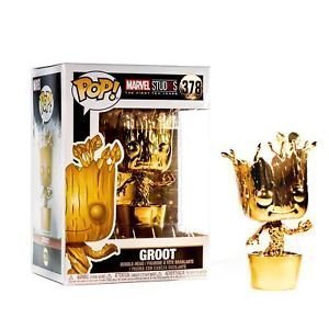Фигурка Funko Pop! Marvel Groot (Gold Chrome) Exclusive Фигурка Funko Pop! Marvel Groot (Gold Chrome) Exclusive