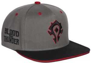 Кепка JINX World of Warcraft - Blood and Thunder Snap Back Hat Бейсболка Орда