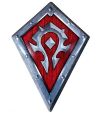 Табличка металлическая Blizzard World of Warcraft Horde Shield Варкрафт Орда 35x25 см