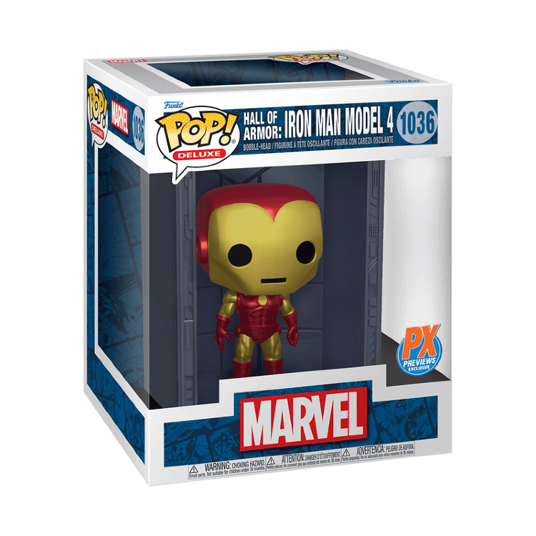 Фігурка Funko Marvel Iron Man Hall of Armor Model 4 фанко Залізна людина PX Exclusive 1036 Фігурка Funko Marvel Iron Man Hall of Armor Model 4 фанко Залізна людина PX Exclusive 1036