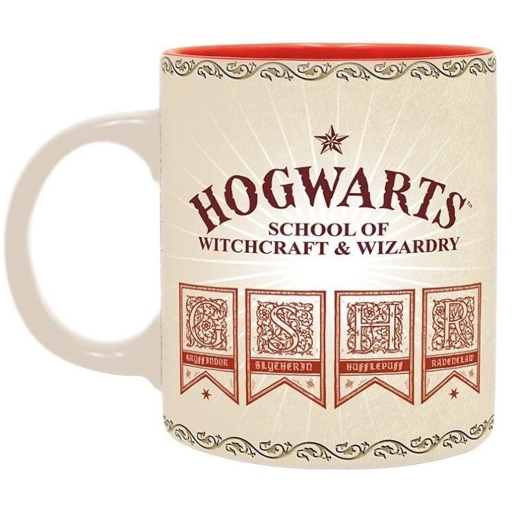 Чашка HARRY POTTER Hogwarts 4 Houses (Кружка Гаррі Поттер 4 факультети Хогвартса) 320 мл