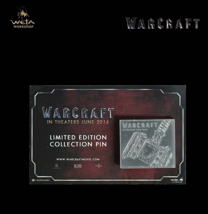 Значок Warcraft Horde collectible Pin DOOMHAMMER Значок Warcraft Horde collectible Pin DOOMHAMMER