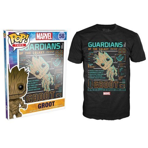 Футболка Men's Pop! T-Shirts: Guardians Of The Galaxy - Groot Line Up (розмір L) Футболка Men's Pop! T-Shirts: Guardians Of The Galaxy - Groot Line Up (розмір L)