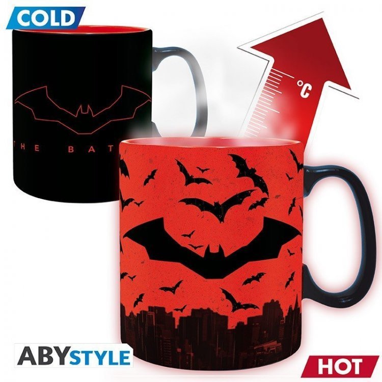 Чашка хамелеон DC COMICS The Batman Ceramic Mug кружка Бетмен 460 мл Чашка хамелеон DC COMICS The Batman Ceramic Mug кружка Бетмен 460 мл
