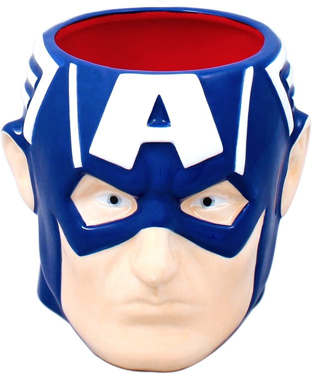 Чашка Marvel Captain America 3D Ceramic Mug 20 oz. Чашка Marvel Captain America 3D Ceramic Mug 20 oz.