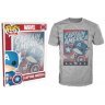 Футболка Men's Pop! T-Shirts: Marvel - Cap America Fight For Justice (размер L)