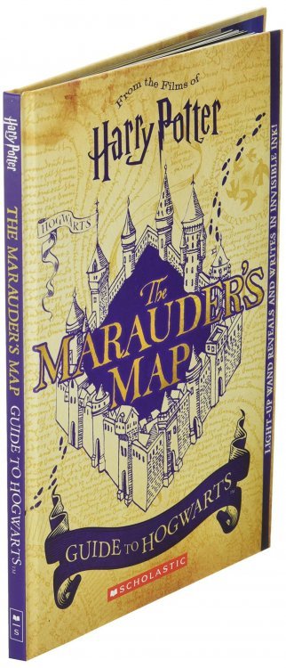 Карта Мародёров Гарри Поттер Marauder's Map Guide to Hogwarts Harry Potter + LED палочка Карта Мародёров Гарри Поттер Marauder's Map Guide to Hogwarts Harry Potter + LED палочка