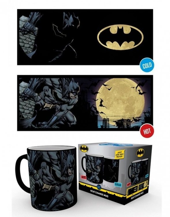 Чашка хамелеон DC COMICS The Batman Dark Knight Ceramic Mug кружка Бетмен 300 мл Чашка хамелеон DC COMICS The Batman Dark Knight Ceramic Mug кружка Бетмен 300 мл
