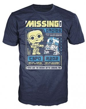 Футболка Men's Pop! T-Shirts: Star Wars - C3po R2d2 Poster (розмір M)