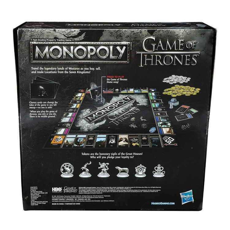 Монополия настольная игра Игра престолов Monopoly Game of Thrones Board Game Монополия настольная игра Игра престолов Monopoly Game of Thrones Board Game