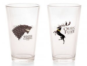 Набор стаканов Game of Thrones Stark and Baratheon