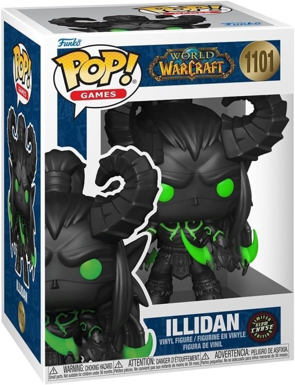 Фигурка Funko World of Warcraft Illidan Stormrage фанко Варкрафт Иллидан Chase Exclusive 1101  Фигурка Funko World of Warcraft Illidan Stormrage фанко Варкрафт Иллидан Chase Exclusive 1101