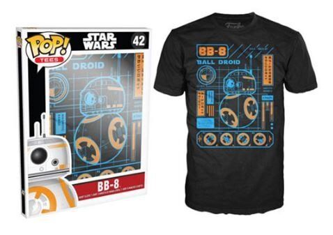 Футболка Men's Pop! T-Shirts: Star Wars Ep 7 - BB-8 Blueprint (розмір L)