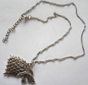 Медальйон Game of Thrones black Stark Dire wolf