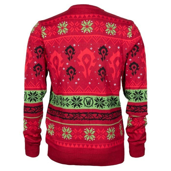 Свитер World of Warcraft Horde Ugly Holiday Pullover Sweater (Варкрафт Орда) L