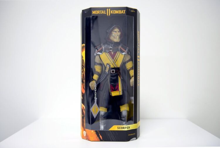 Мягкая игрушка фигурка Mortal Kombat Scorpion Скорпион плюш 34 см