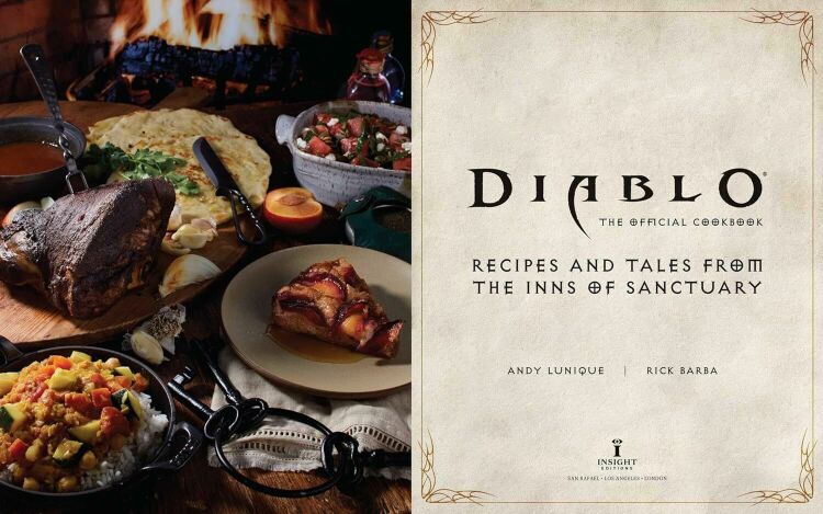 Книга кулинарная Diablo Cookbook: Recipes and Tales from the Inns of Sanctuary (Твёрдый переплёт) (Eng)  Книга кулинарная Diablo Cookbook: Recipes and Tales from the Inns of Sanctuary (Твёрдый переплёт) (Eng)