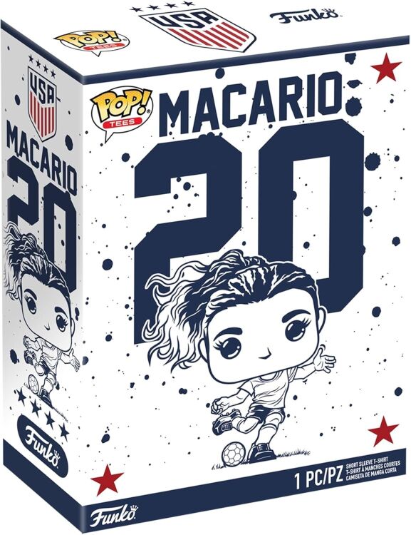 Футболка Funko Boxed Tee: The US Women's National Soccer Team Caterina Macario фанко (розмір L)
