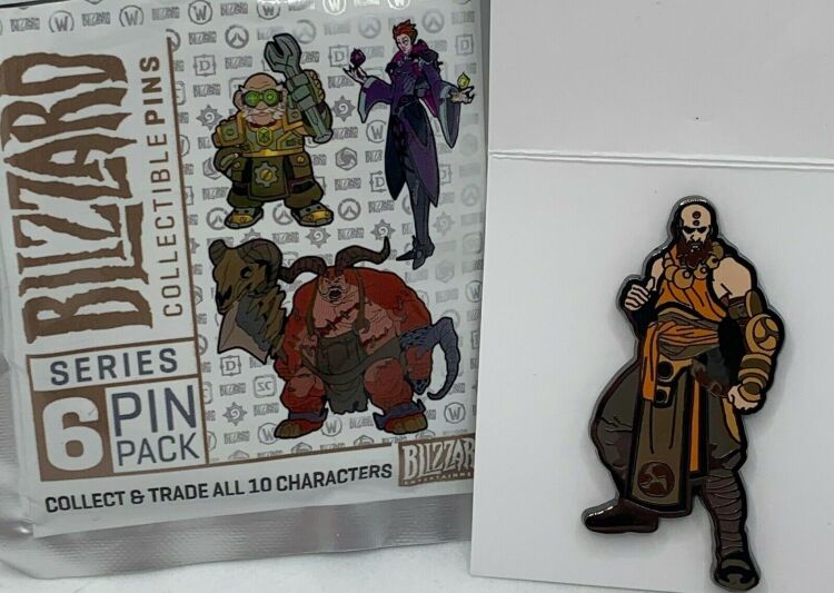 Значок Blizzard Collectible Pins Series 6 Monk Diablo Значок Blizzard Collectible Pins Series 6 Monk Diablo