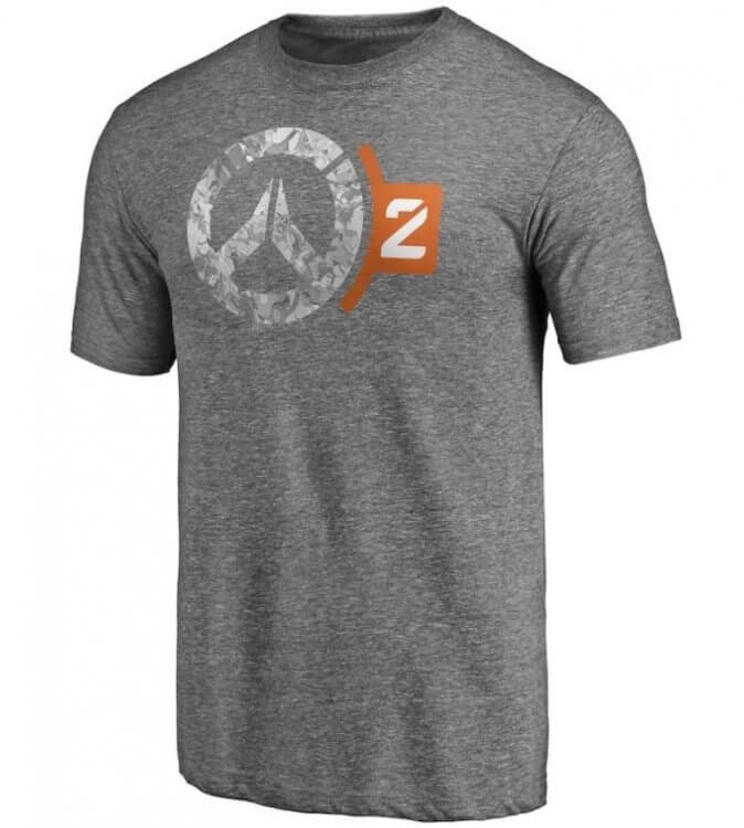 Футболка Overwatch 2 Tri-Blend T-Shirt Gray (размер L)