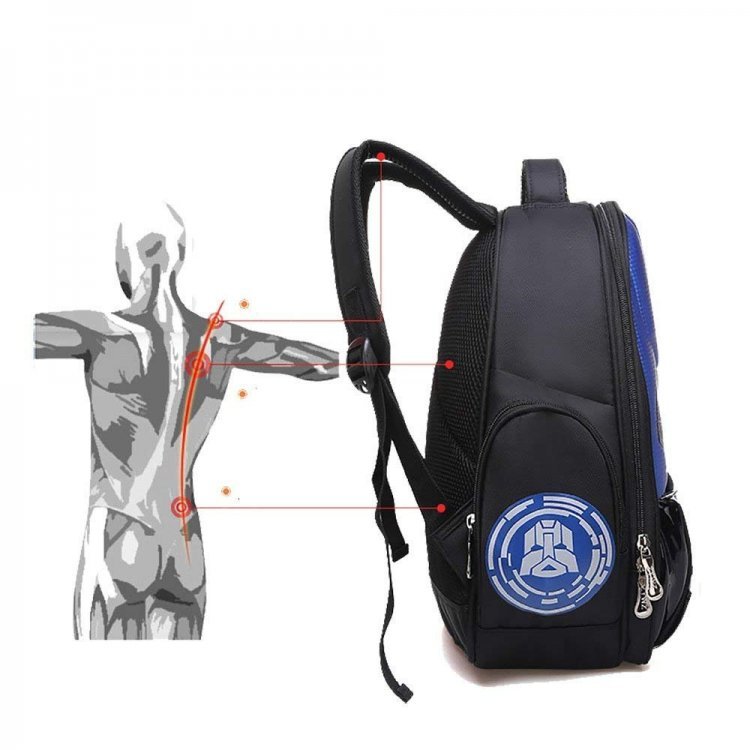 Рюкзак Transformers School Backpack Waterproof (синий) Рюкзак Transformers School Backpack Waterproof (синий)