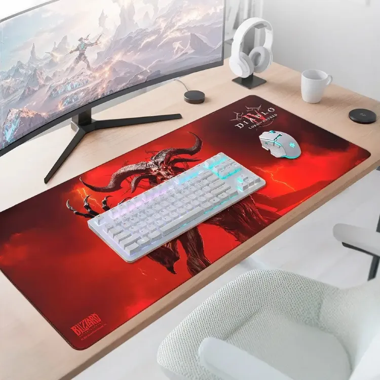 Килимок для миші ігрова поверхня Blizzard DIABLO IV: Lord of Hatred Mephisto Діабло XL (90*42 cm)