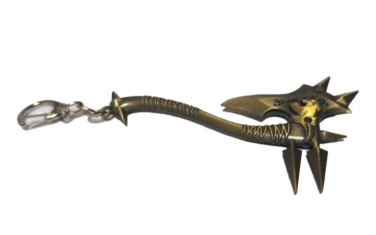 Брелок  World of Warcraft Axe Metal Weapon Варкрафт топор 10 см. Брелок  World of Warcraft Axe Metal Weapon Варкрафт топор 10 см.