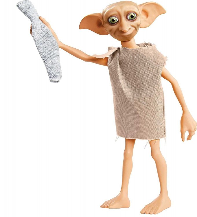 Кукла фигурка Mattel Harry Potter - Dobby Doll Добби с носком