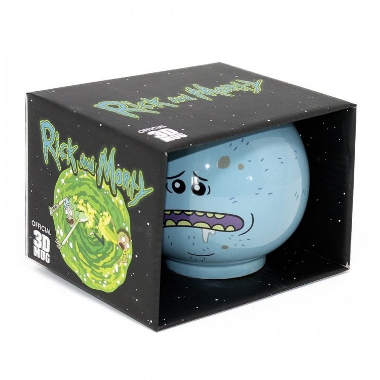Чашка Рик и Морти мистер Мисикс Mr. Meeseeks 3D Sculpted Mug 15 Oz Чашка Рик и Морти мистер Мисикс Mr. Meeseeks 3D Sculpted Mug 15 Oz