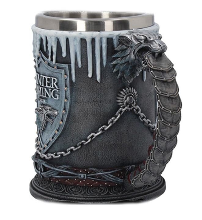 Кружка Game of Thrones Stark Mug Winter is Coming Игра престолов Зима близко Кружка Game of Thrones Stark Mug Winter is Coming Игра престолов Зима близко
