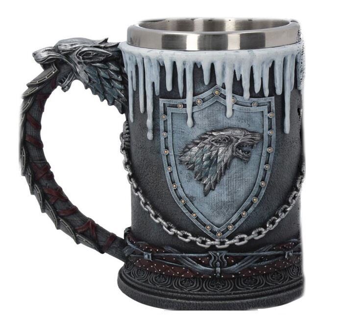 Кружка Game of Thrones Stark Mug Winter is Coming Игра престолов Зима близко