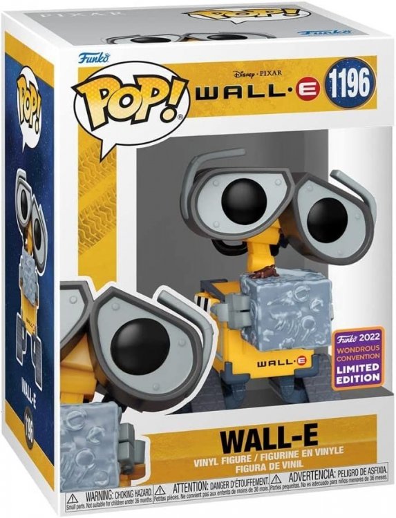 Фигурка Funko Pop Disney: Wall-E with Trash Cube фанко ВАЛЛИ (Funko 2022 Exclusive) 1196 Фигурка Funko Pop Disney: Wall-E with Trash Cube фанко ВАЛЛИ (Funko 2022 Exclusive) 1196