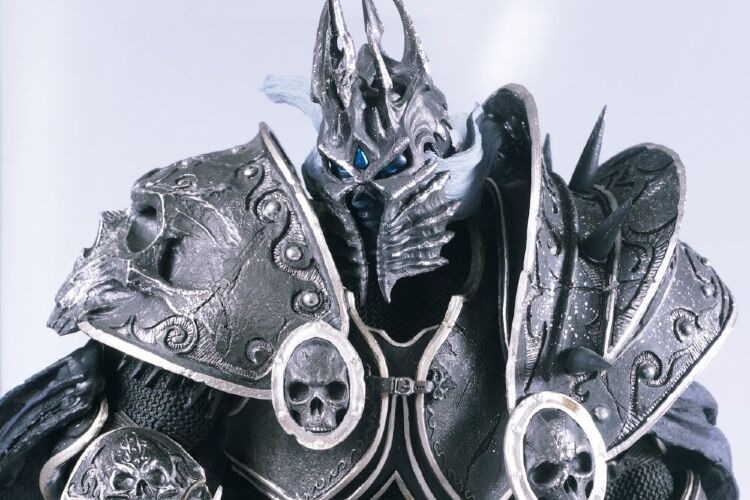 World of Warcraft Arthas Menethil the Lich King Polystone Statue Sideshow