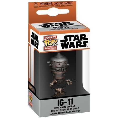 Брелок Funko Pocket Pop Star Wars Keychain The Mandalorian IG-11 Брелок Funko Pocket Pop Star Wars Keychain The Mandalorian IG-11